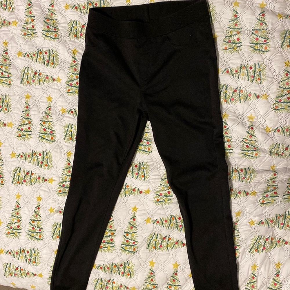 No boundary’s black jean leggings